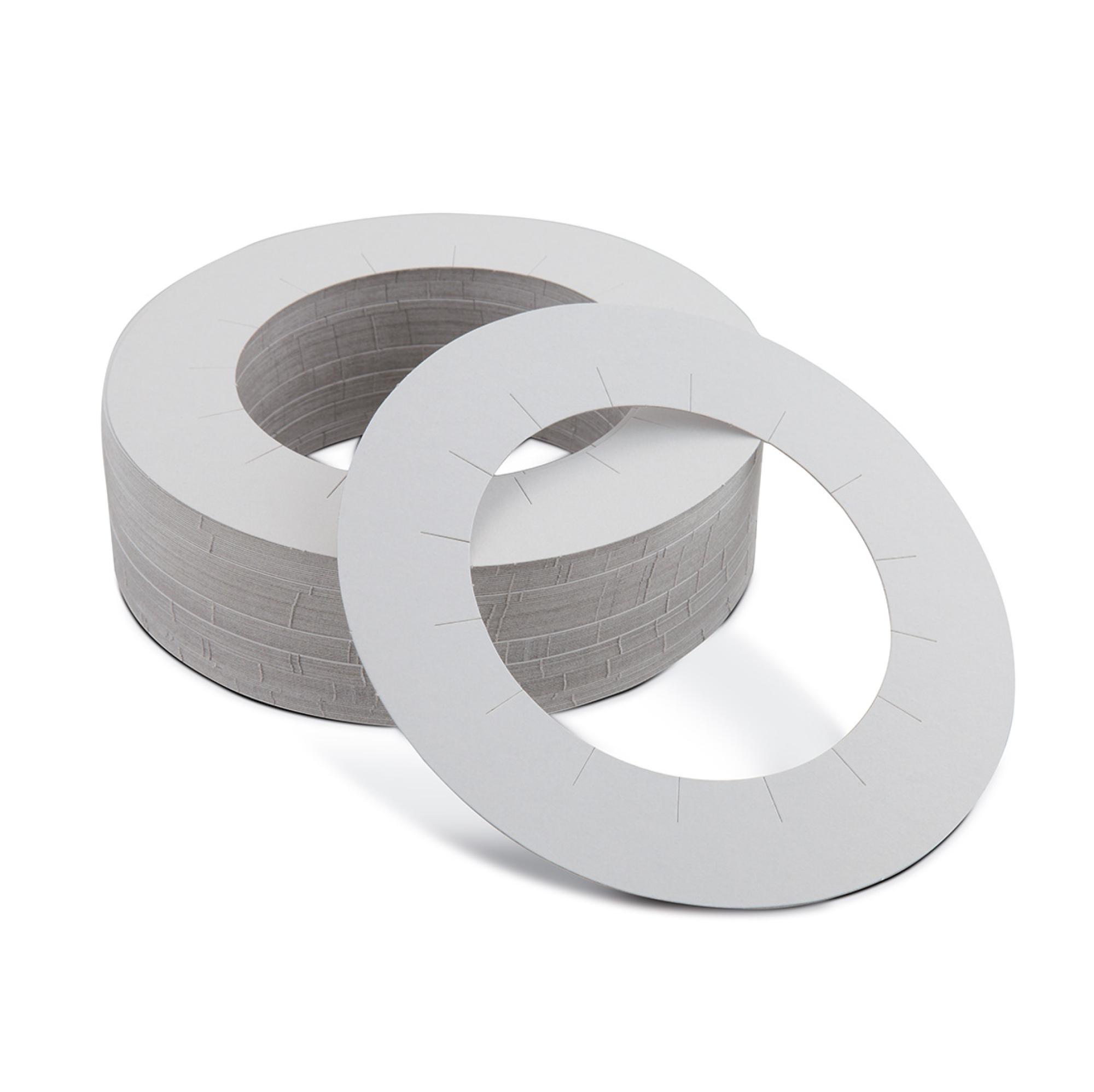 Collares de papel para calentadores de cera, 100 unidades