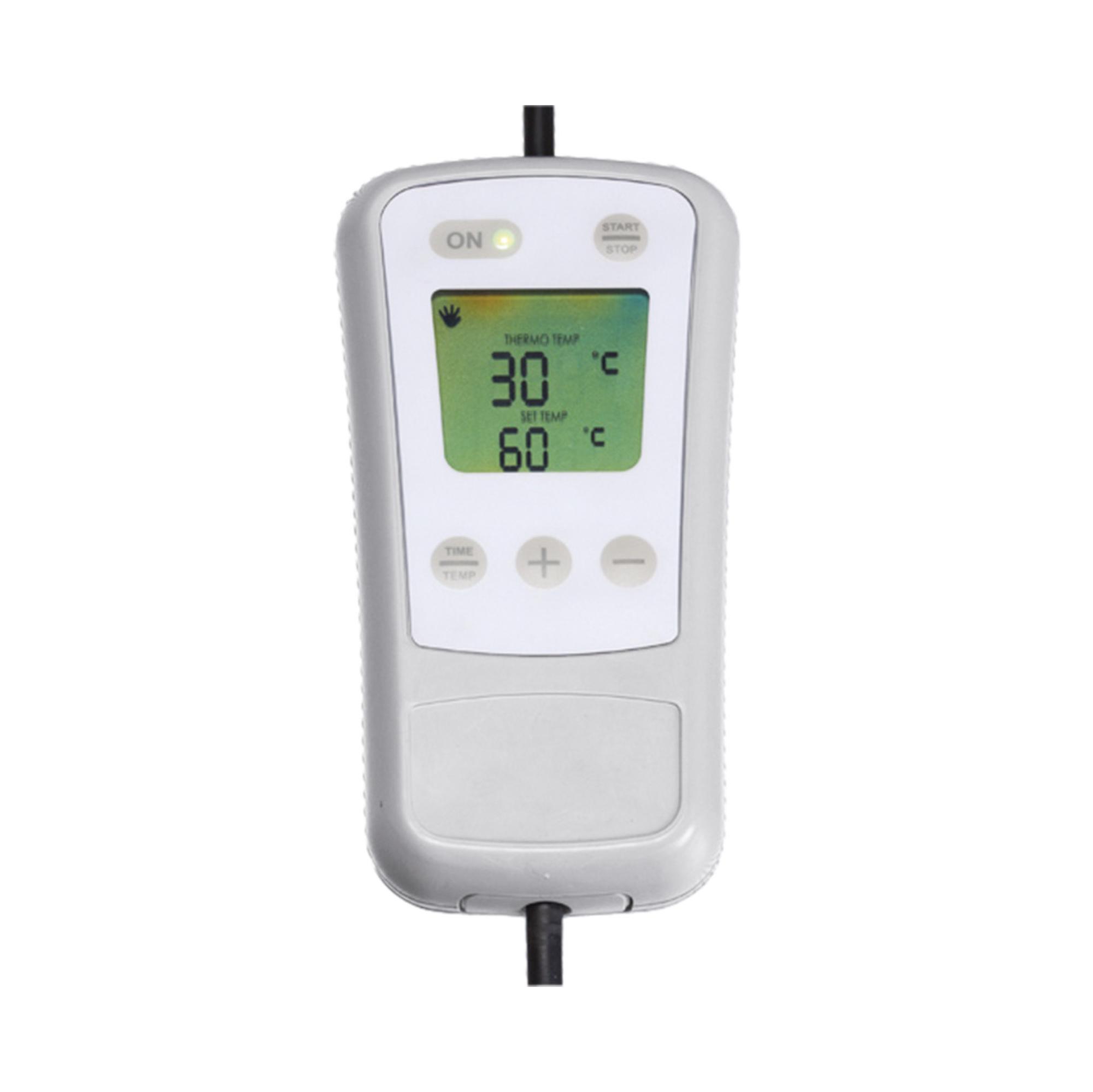 Large electric blanket with adjustable temperature via T-controller
