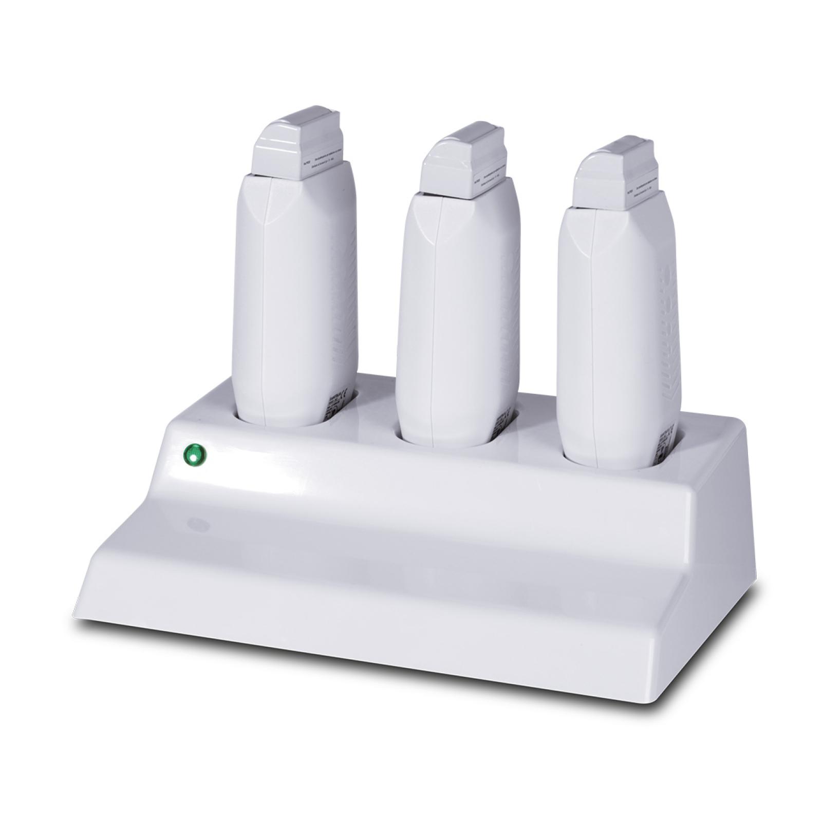 Calentador triple para ceras en cartuchos de 100 ml