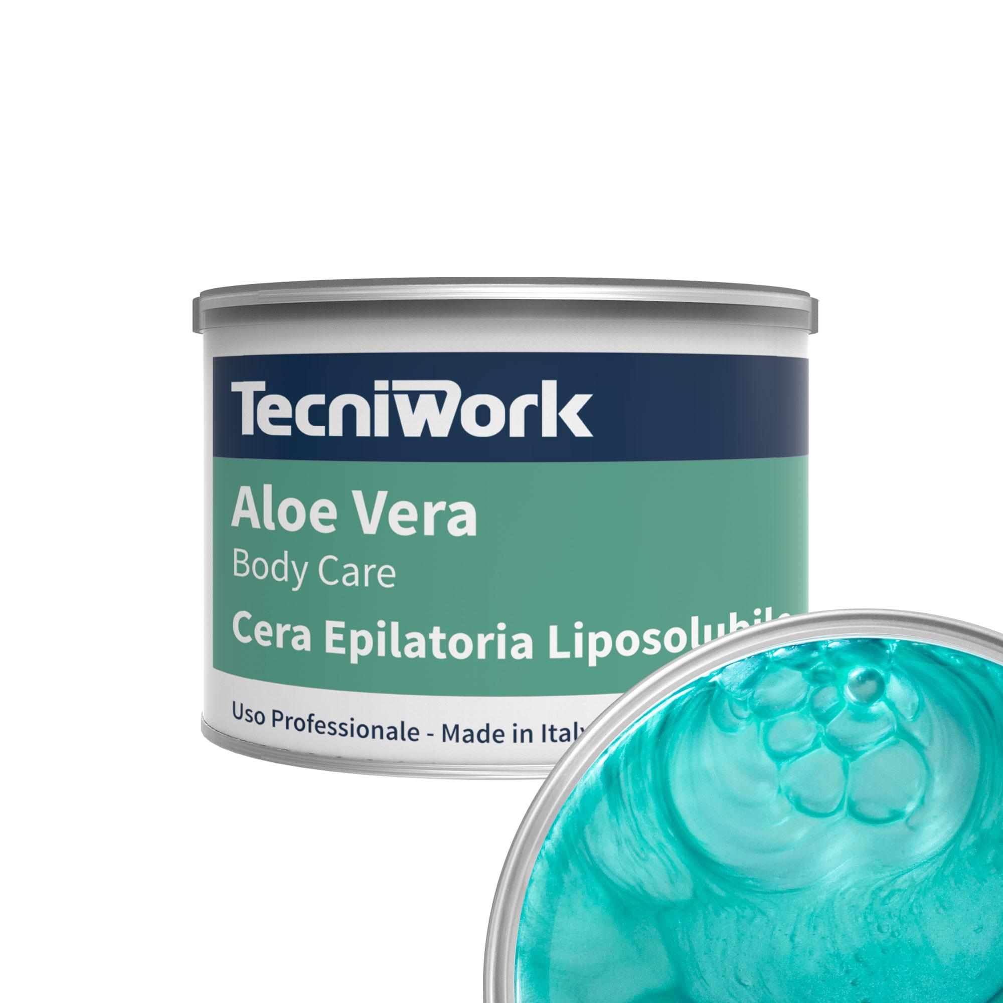 Cera depilatoria con aloe vera en tarro de 400 ml, 1 unidad