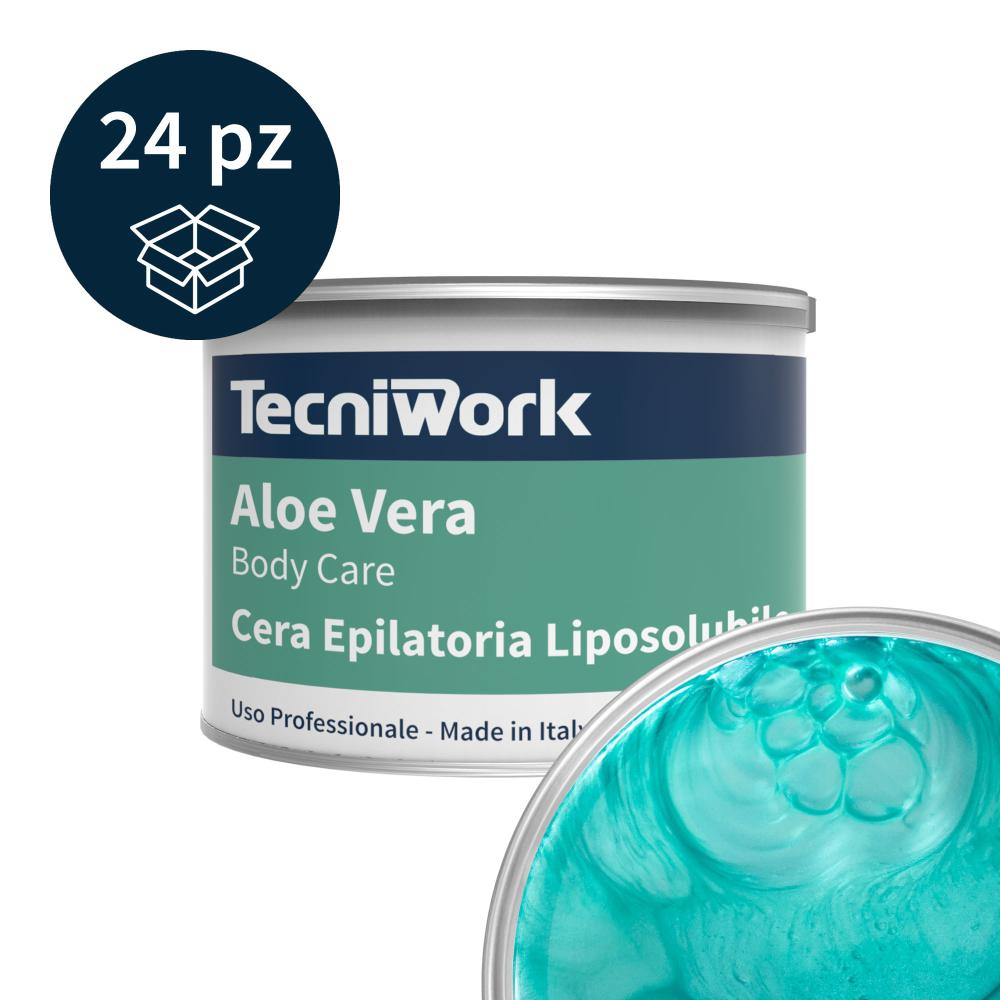 Aloe Vera epilating wax in 400 ml jar 24 pcs