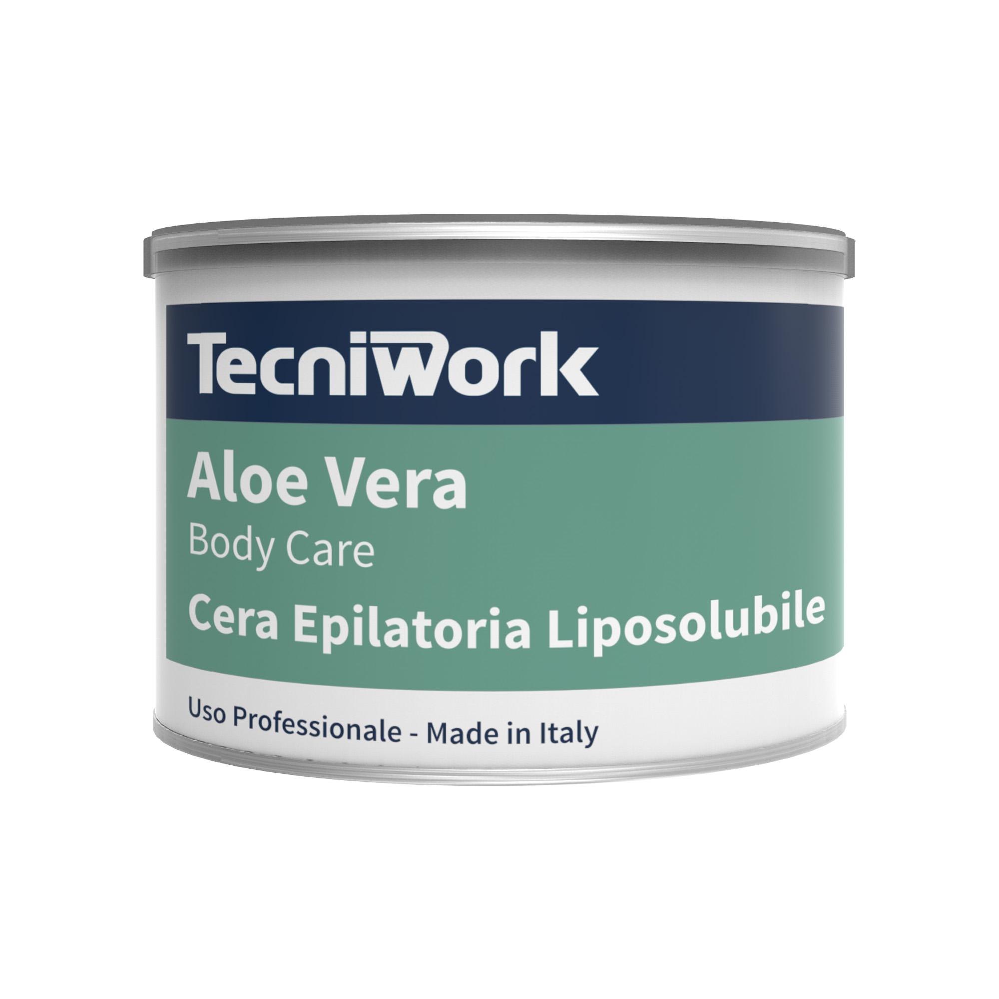 Cera depilatoria con aloe vera en tarro de 400 ml, 1 unidad