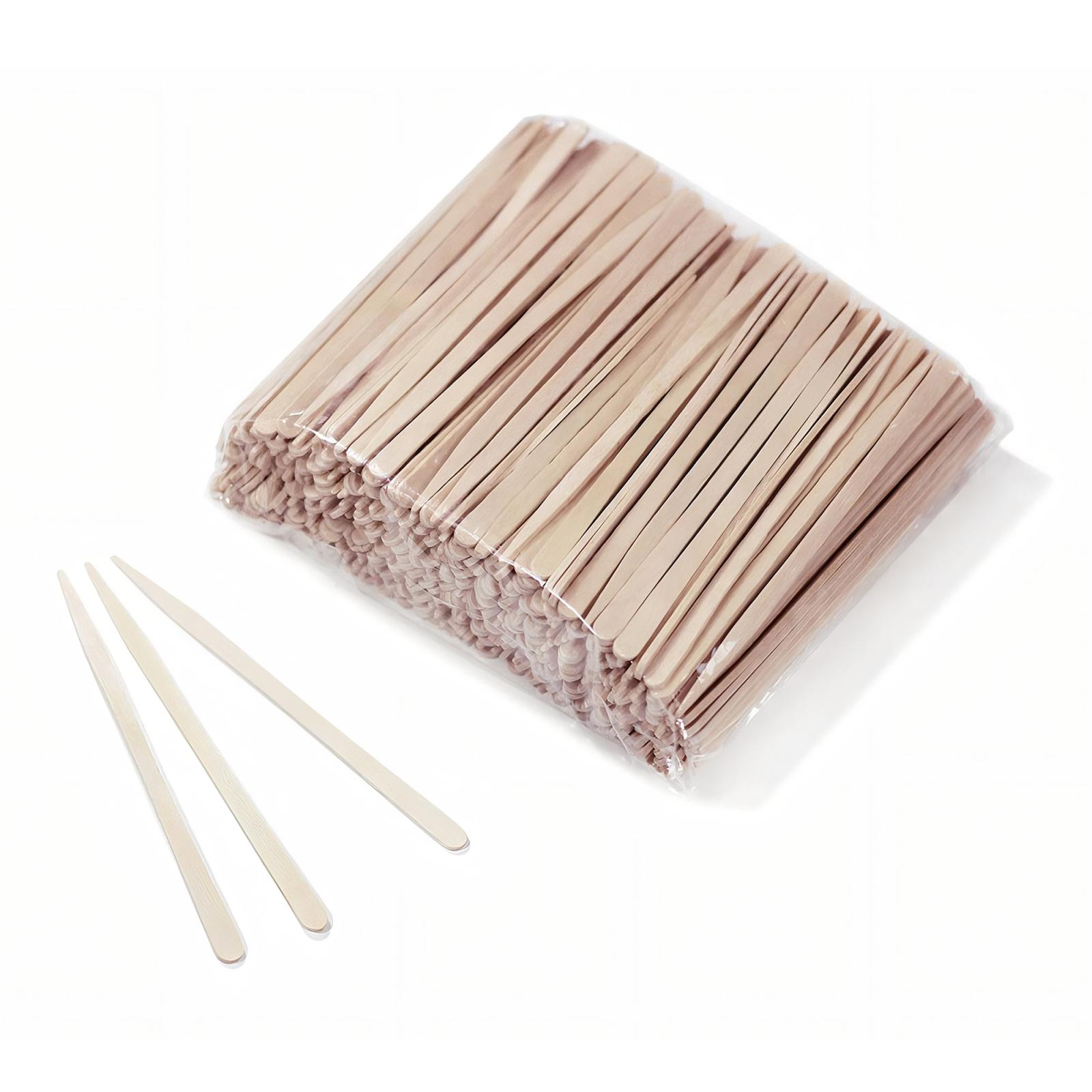 Disposable wooden spatulas for eyebrows 100 pcs