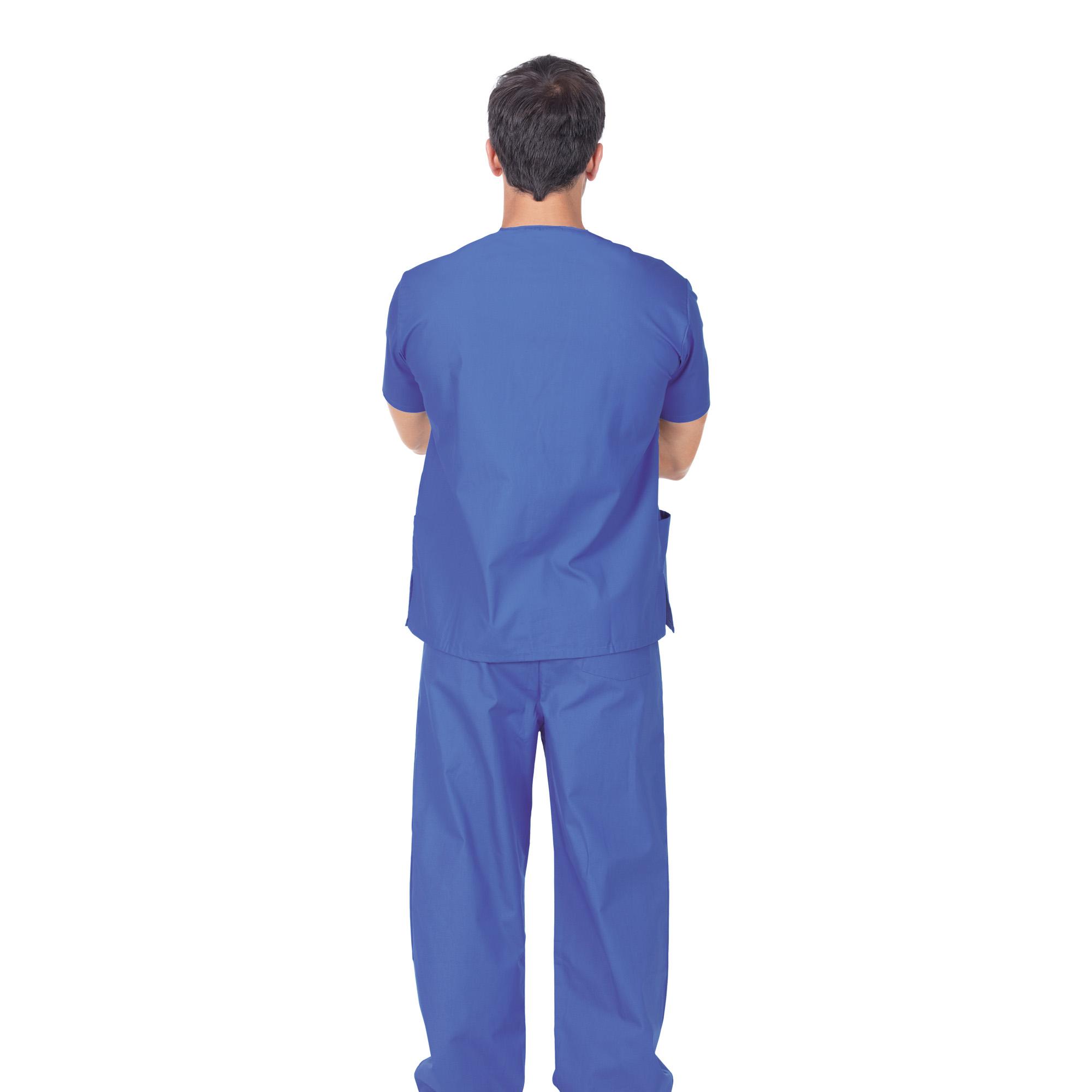 Pantalones profesionales de algodón azul claro Unisex