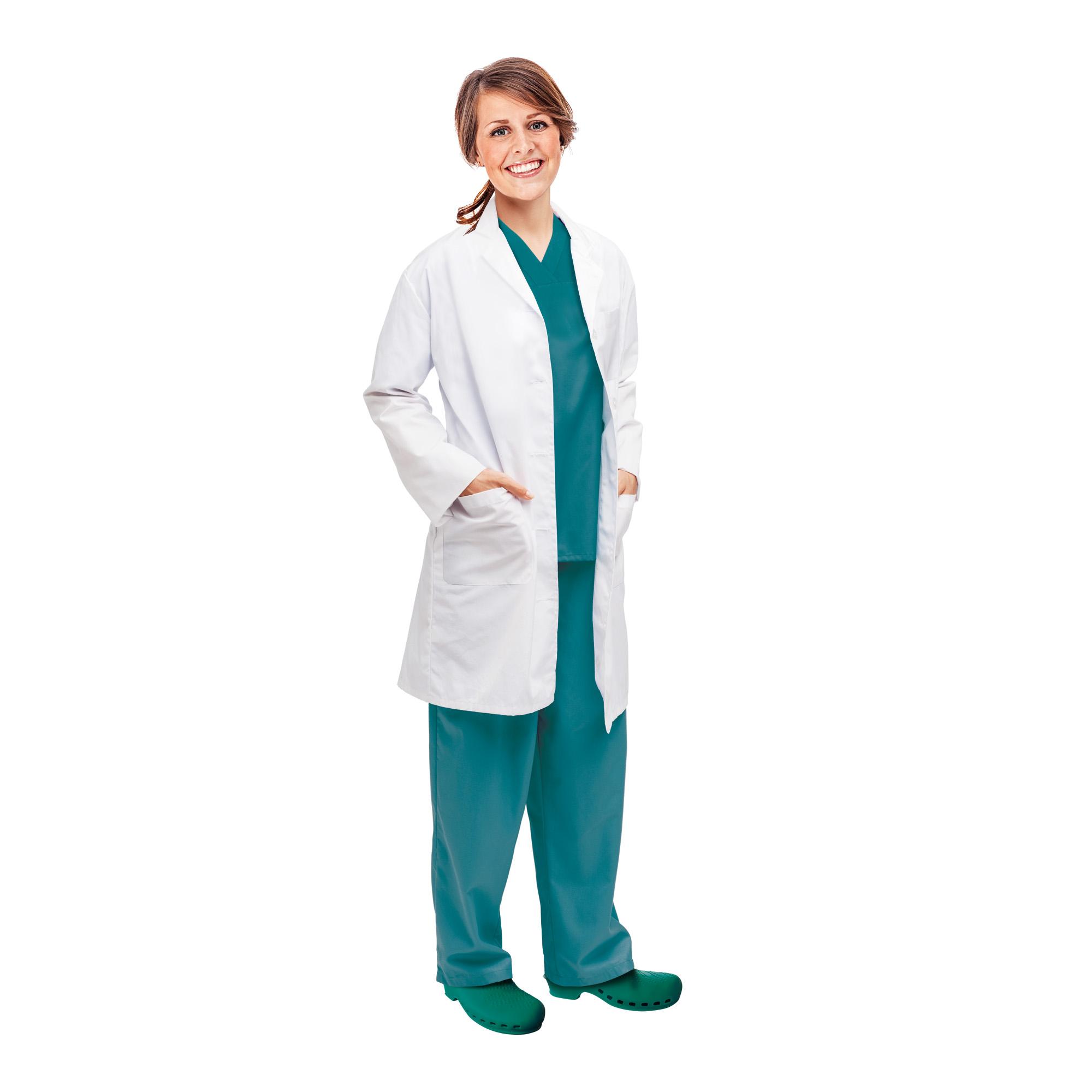 Pantalones profesionales de algodón verde Unisex
