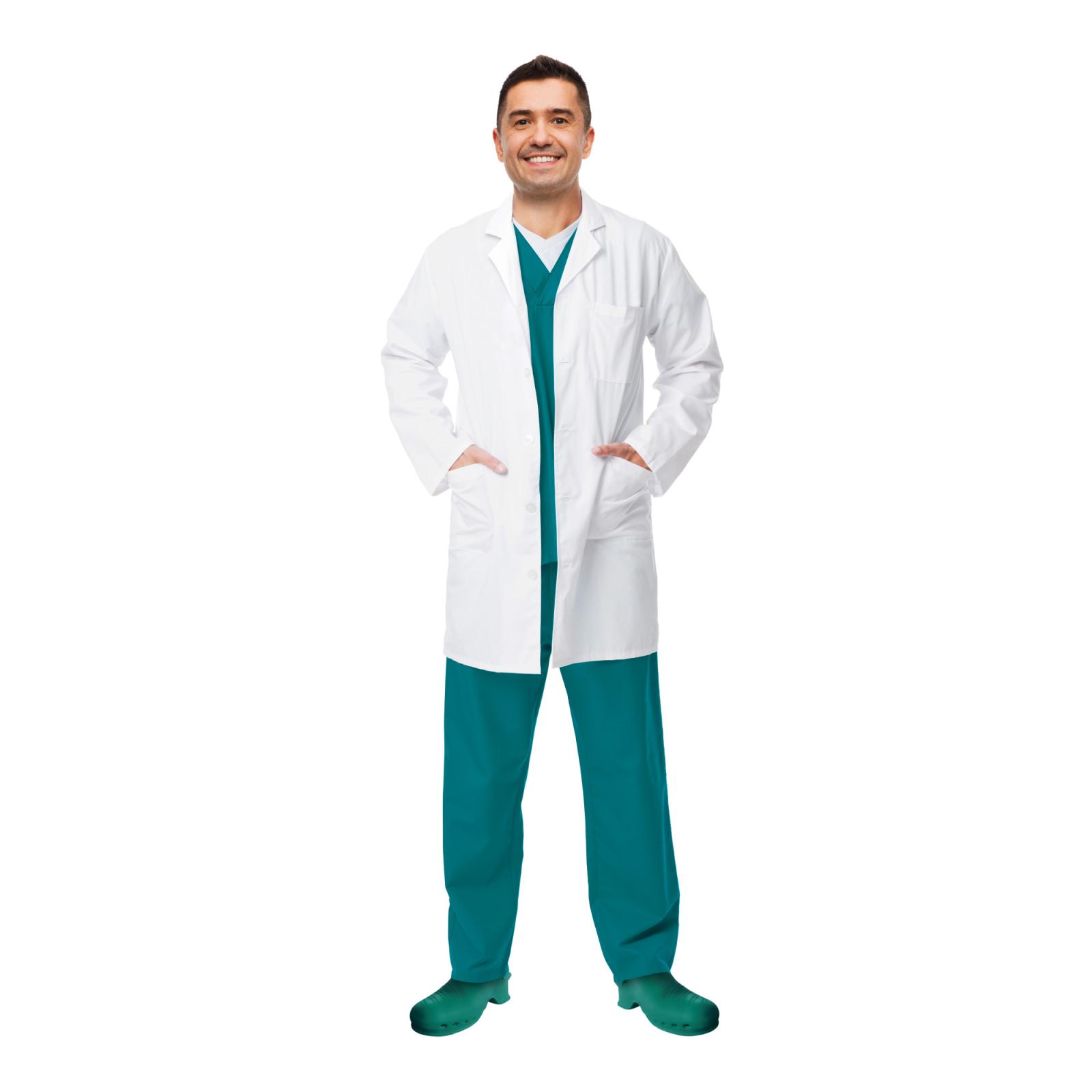 Pantalon professionnel en coton vert Unisex