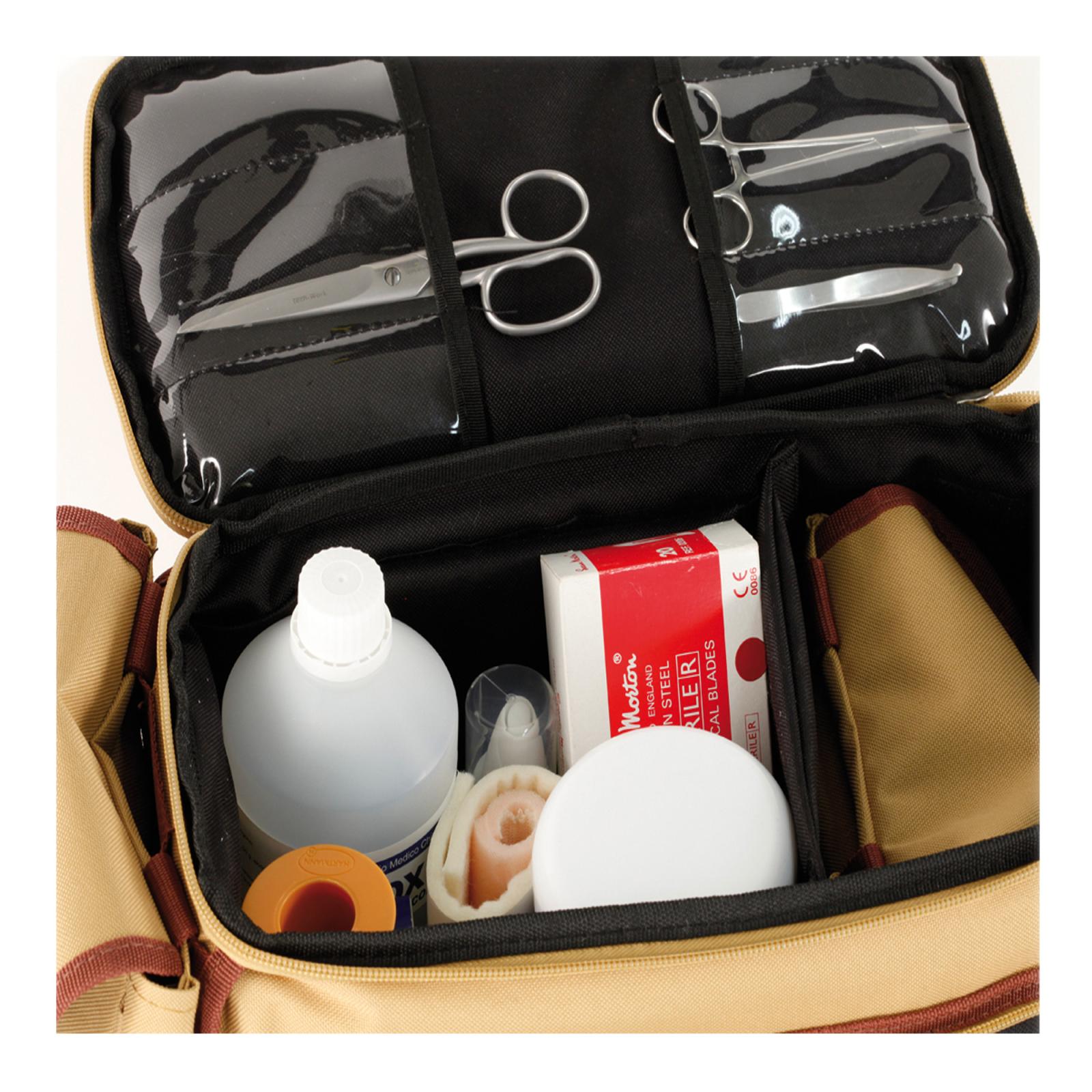 Bolsa profesional beige para instrumentos y equipos