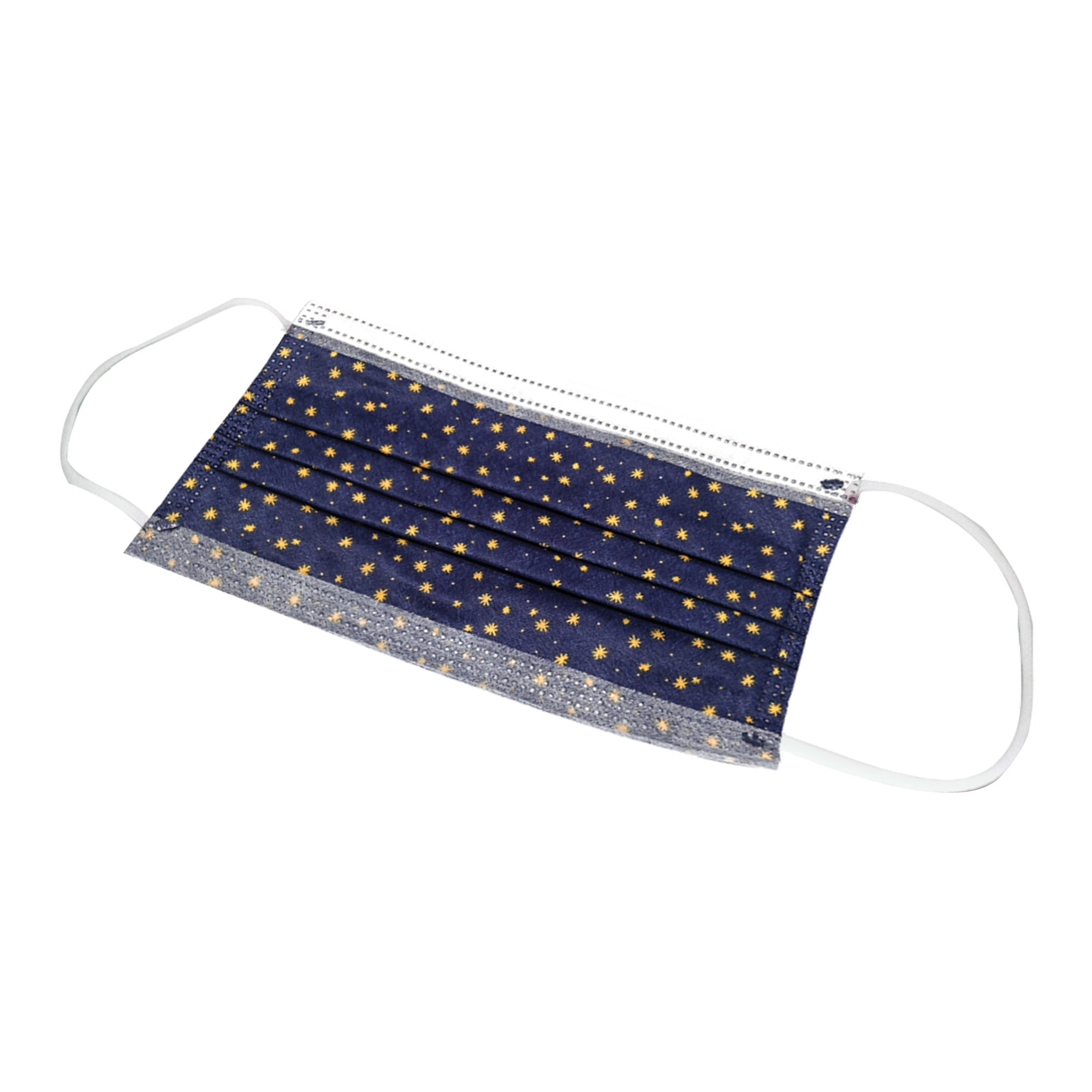 Masque chirurgical à usage unique en tissu non-tissé 3 couches Fantasia Stars 10 pc