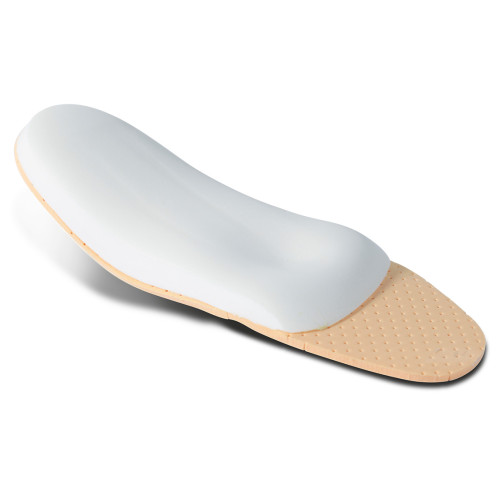 Halbfertiges EVA HD Fußbett mit Rückensteg für Frauen Beige Größe 35 1 Paar