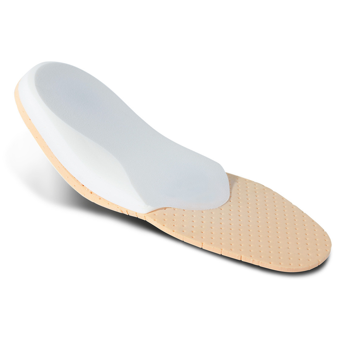 Halbfertiges EVA HD Low-Profile-Fußbett für Frauen Beige Größe 37 1 Paar