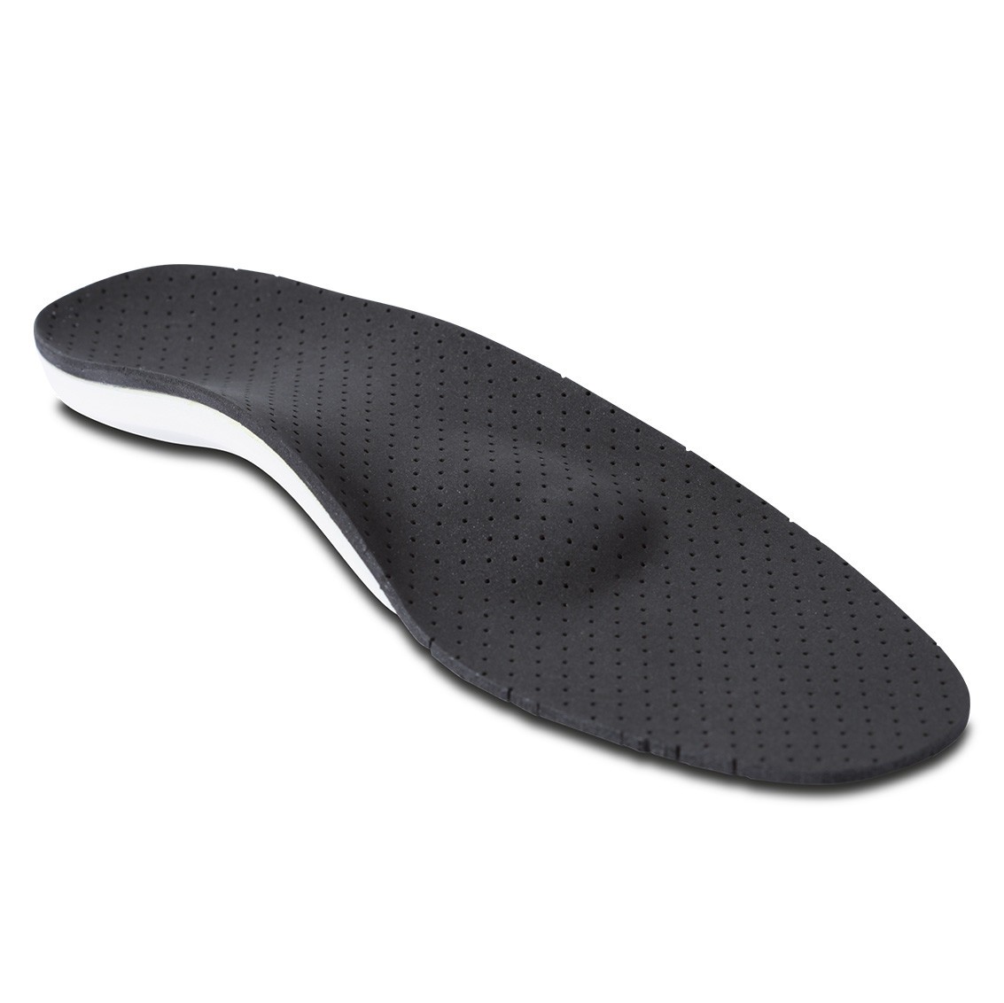 Damen EVA HD Semi-Low-Profile Fußbett mit Drop Schwarz Größe 37 1 Paar
