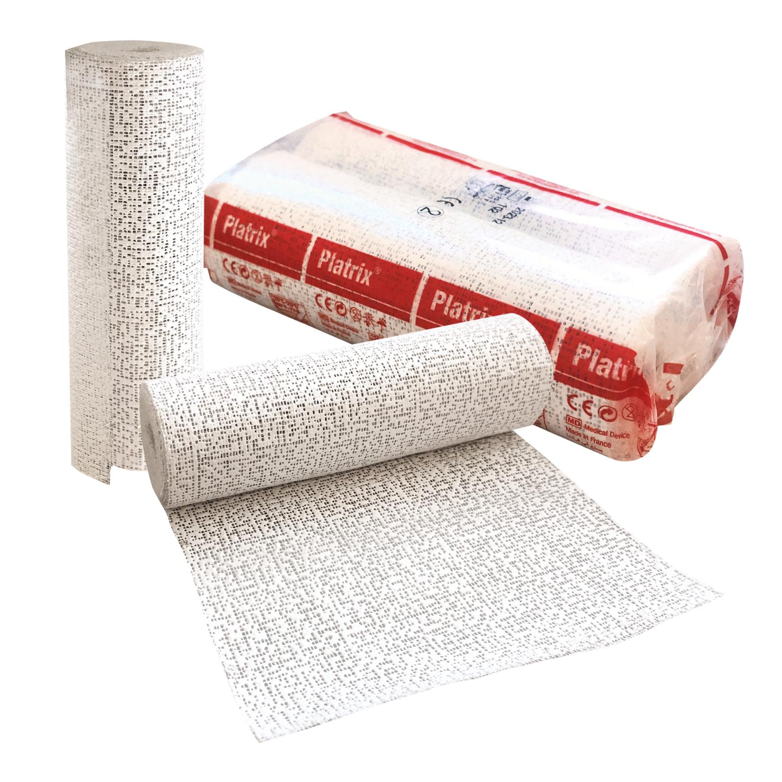 Vendas para moldes de yeso Platrix, 15 cm x 2 m, 2 rollos