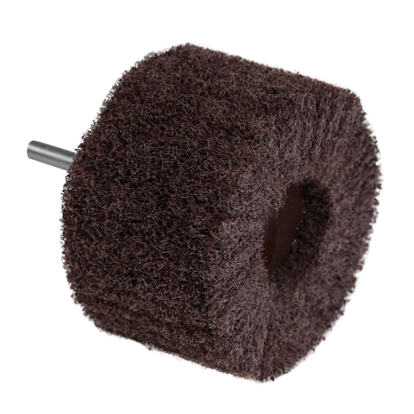 Brosse à lamelles en tissu abrasif grossier pour roue abrasive