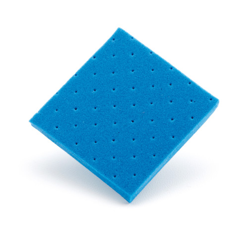 Tecnotil EVA 3 mm perforé Shore 35 densité 210 plaque de 105x95 cm Bleu