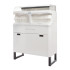 Pulitrice digitale con box di levigatura, luce LED e con altezza regolabile Grindcab