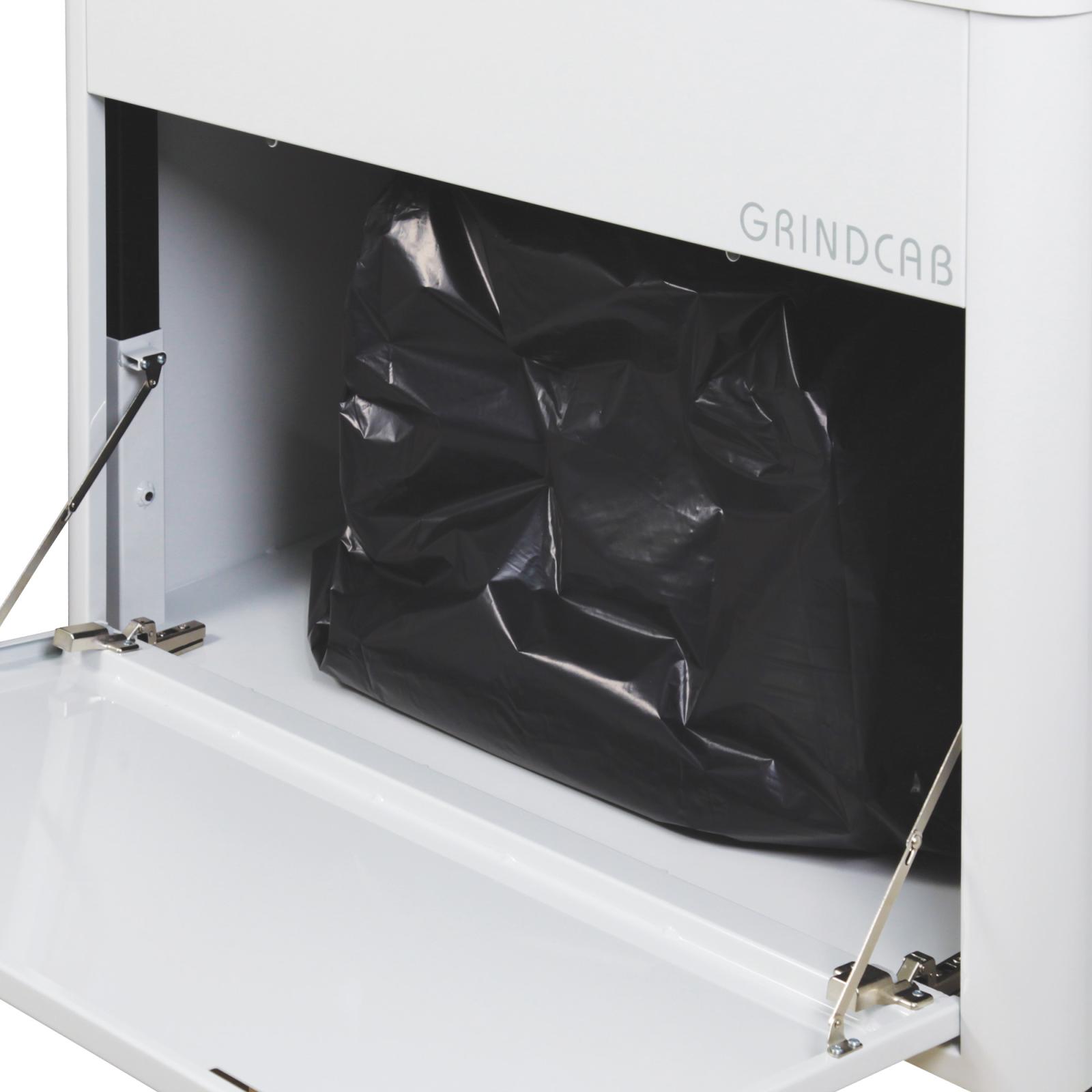 Pulitrice con box di levigatura, luce LED e altezza regolabile Grindcab