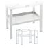 Soporte elevado de 80 cm para pulidora Pulicab