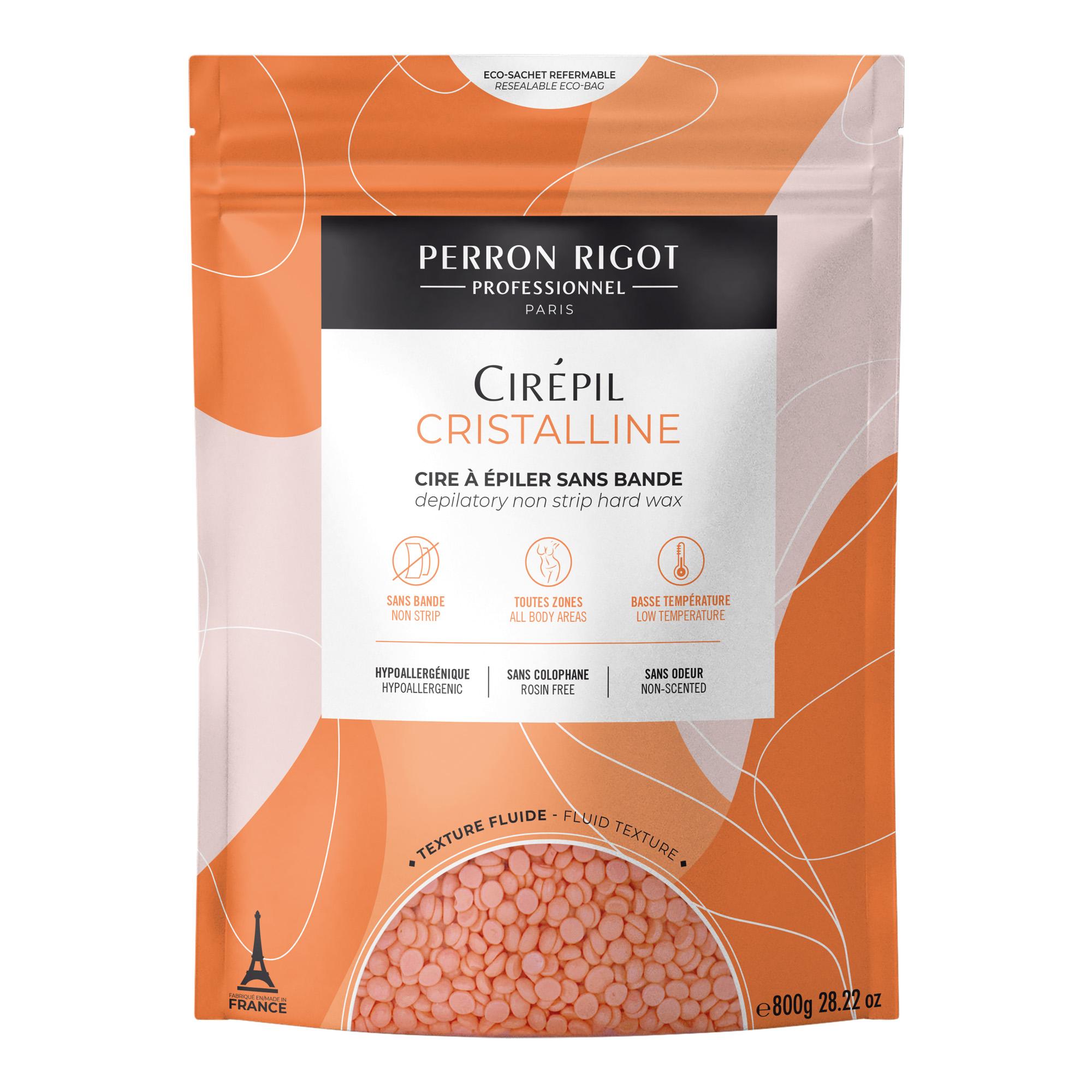 Cera depilatoria en perlas sin tiras para piel sensible sin perfume Cristalline 800 g