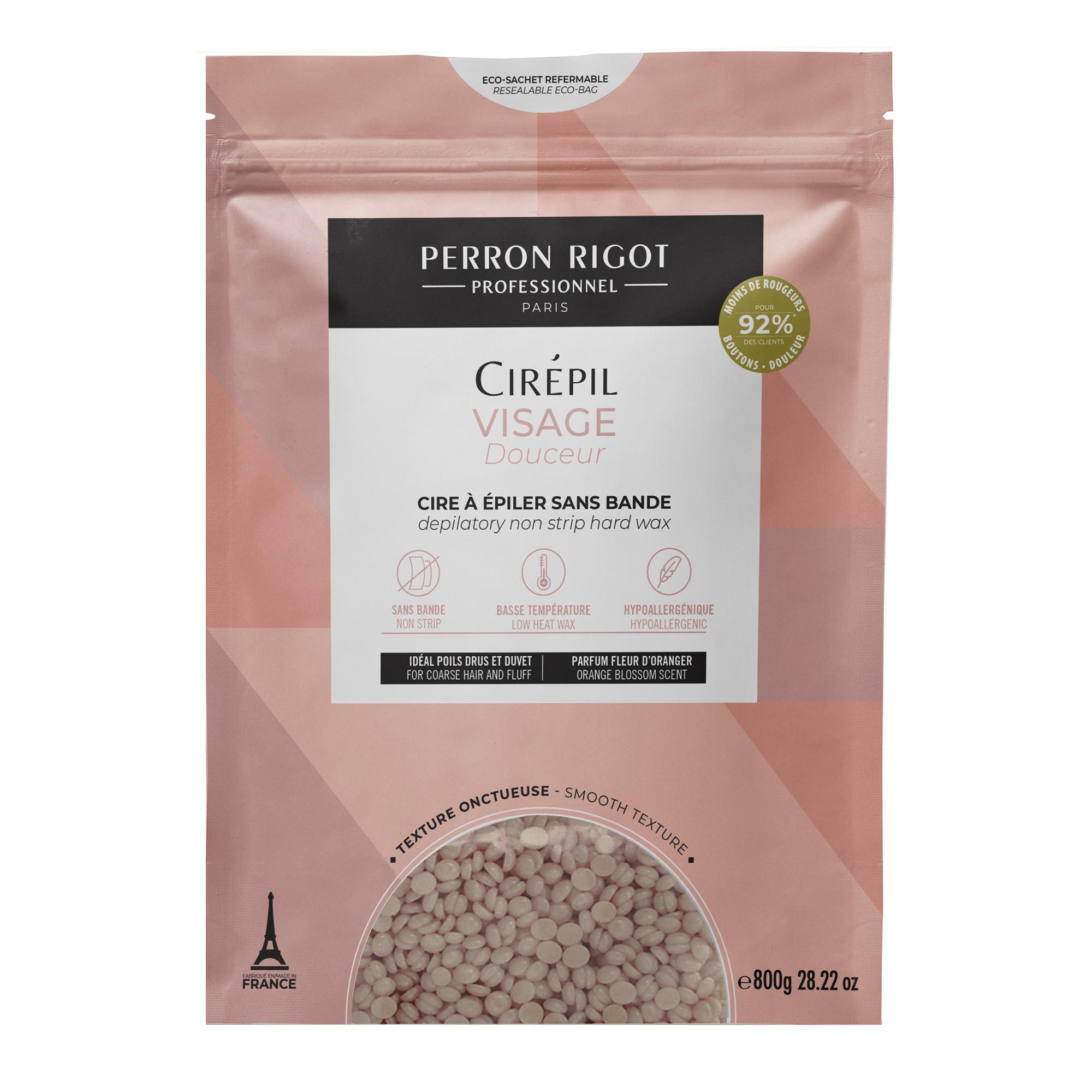 Cera depilatoria en perlas sin bandas para vello facial Visage 800 g
