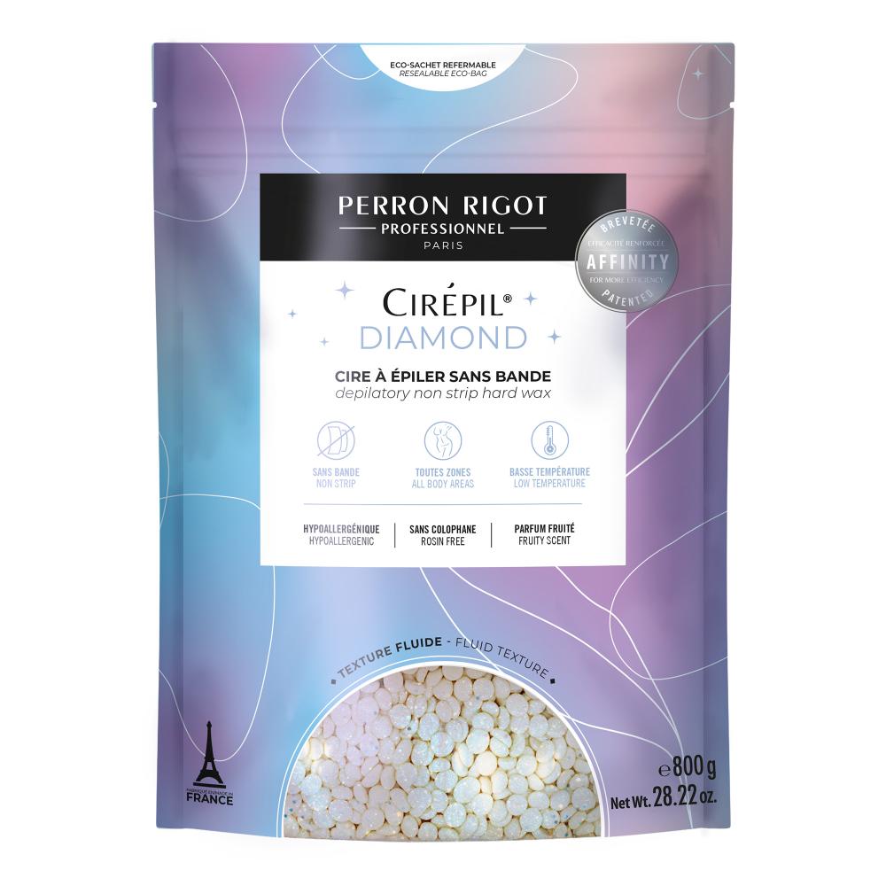 Perlenwachs ohne Vliesstreifen für große Hautflächen Diamond 800 g