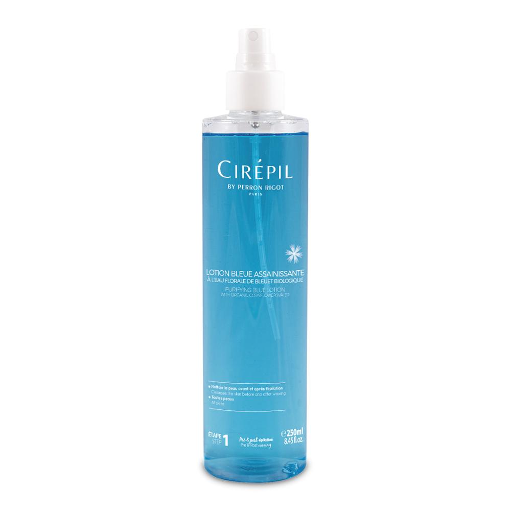 Blaue Reinigungslotion zu verwenden vor und nach der Epilation 250 ml
