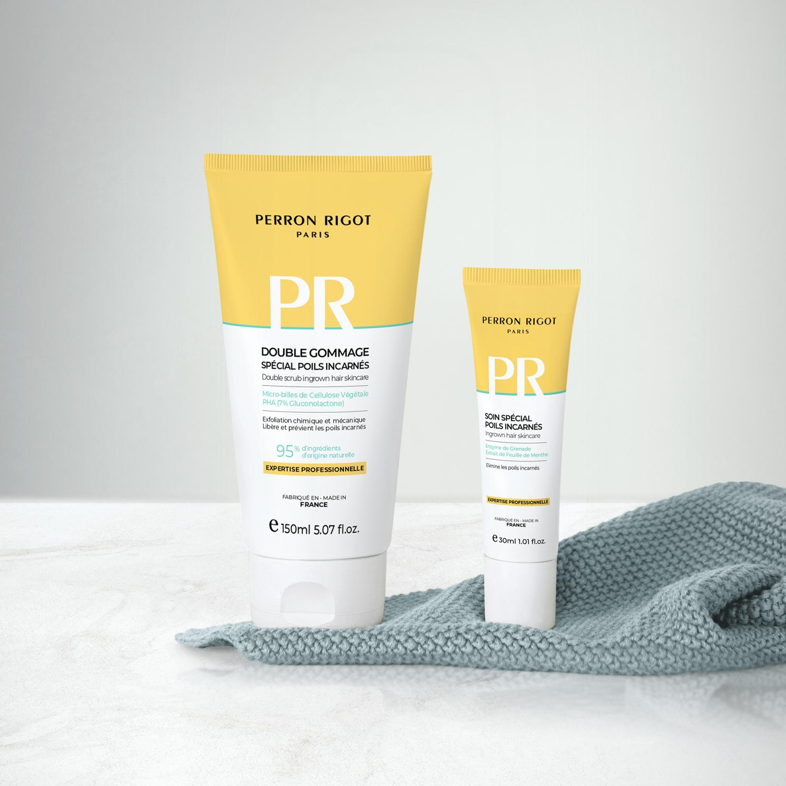 Exfoliante 2 en 1 para pelos encarnados, 150 ml