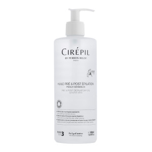 Olio pre e post epilazione per pelle sensibile 500 ml