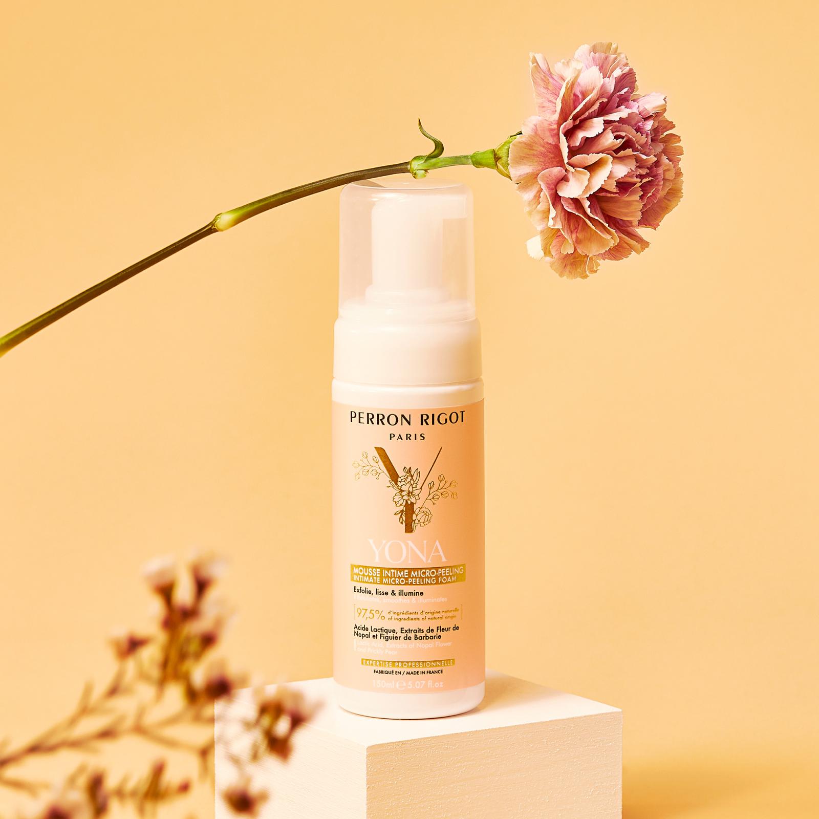 Mousse exfoliante predepilatorio para zonas íntimas Yona micro-peeling 150 ml