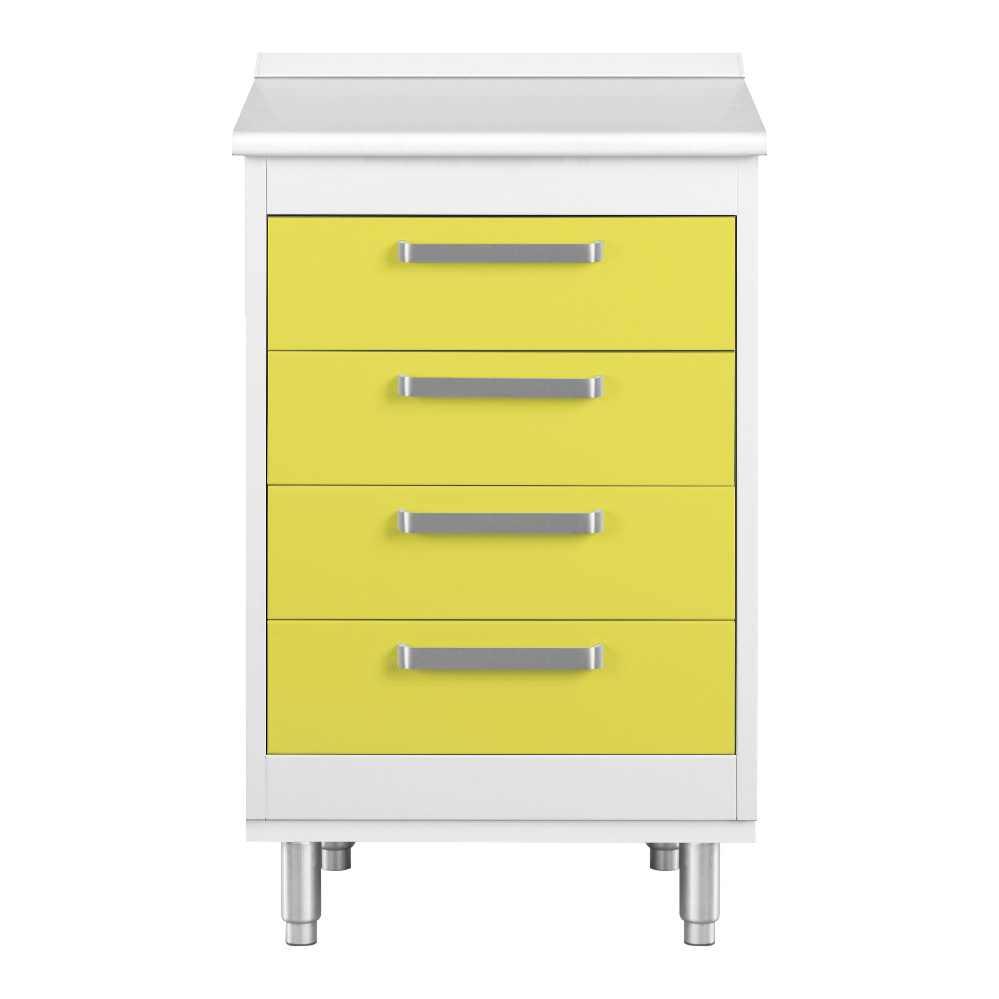 Module with 4 drawers and feet