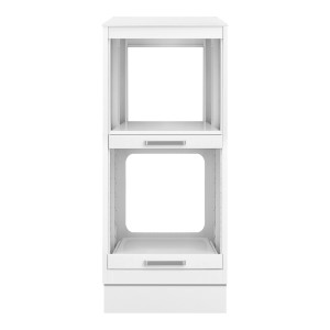 Modulo per mobile componibile professionale con colonna 2 vani e zoccolino