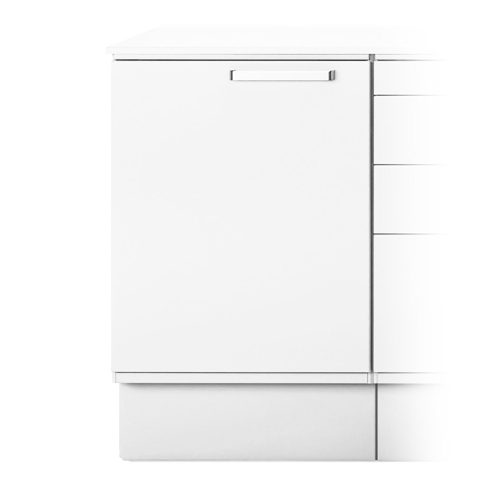 Modular unit with door, 2 internal shelves and plinth