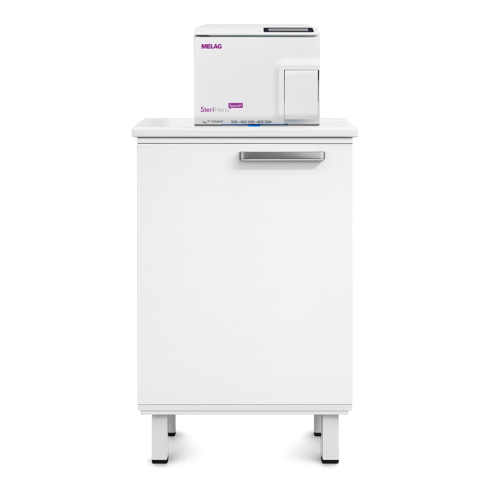 Module for autoclave cabinet with door and feet