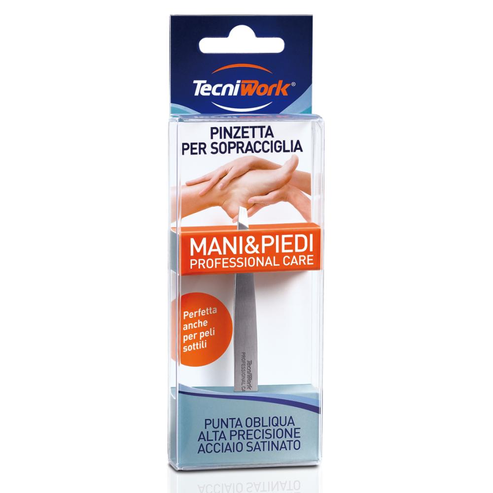 Eyebrow tweezers with slant tip 1 pc