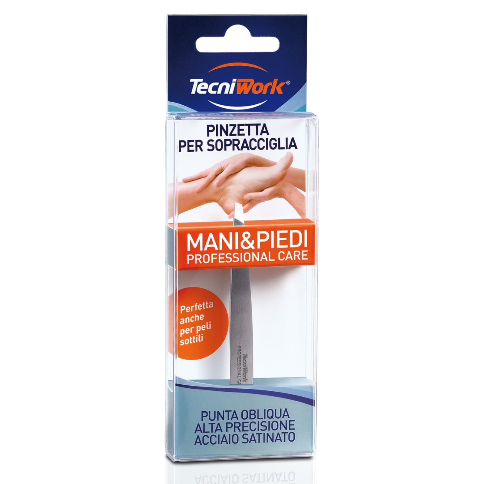 Eyebrow tweezers with slant tip 1 pc