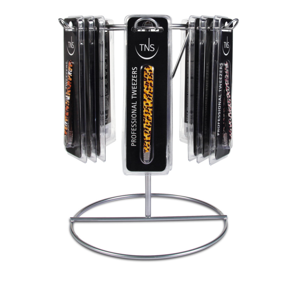 Drehbares Display Professionelle Augenbrauenpinzette Jungle Fiver 18 Stk.