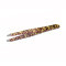 Zebra Yellow Professional Eyebrow Tweezers with Oblique Tip