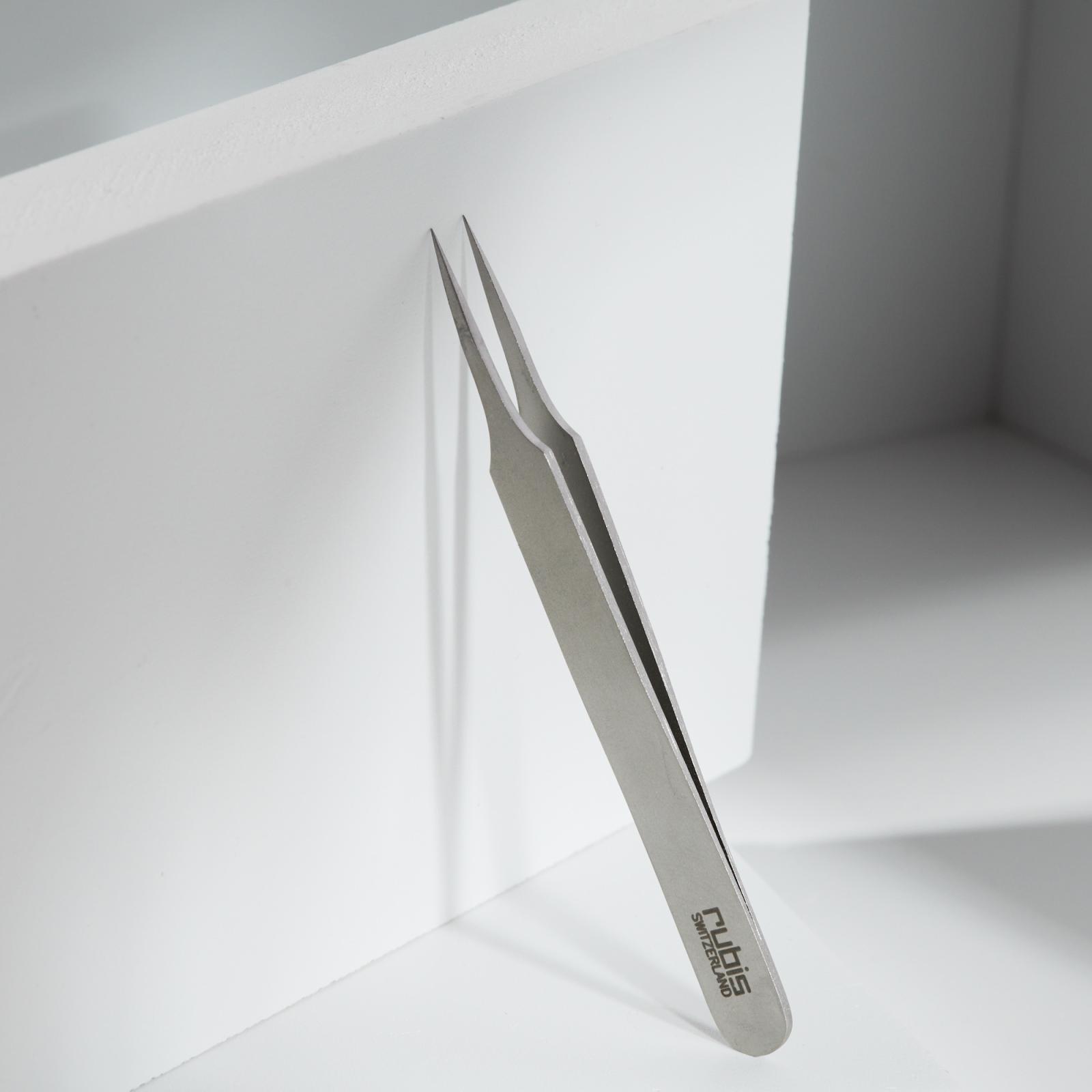 Rubis Fine Tip Stainless Steel Tweezers Needle Nose
