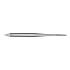 Rubis stainless steel tweezers with slant tip black