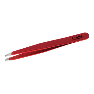 Rubis red slant tweezers