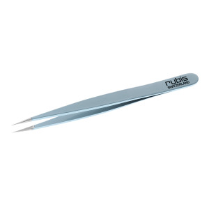 Rubis light blue pointed edge tweezers