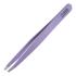 Rubis Edelstahlpinzette mit schräger Spitze violett