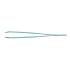 Rubis stainless steel tweezers with oblique tip water green colour