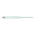 Rubis stainless steel tweezers with oblique tip water green colour