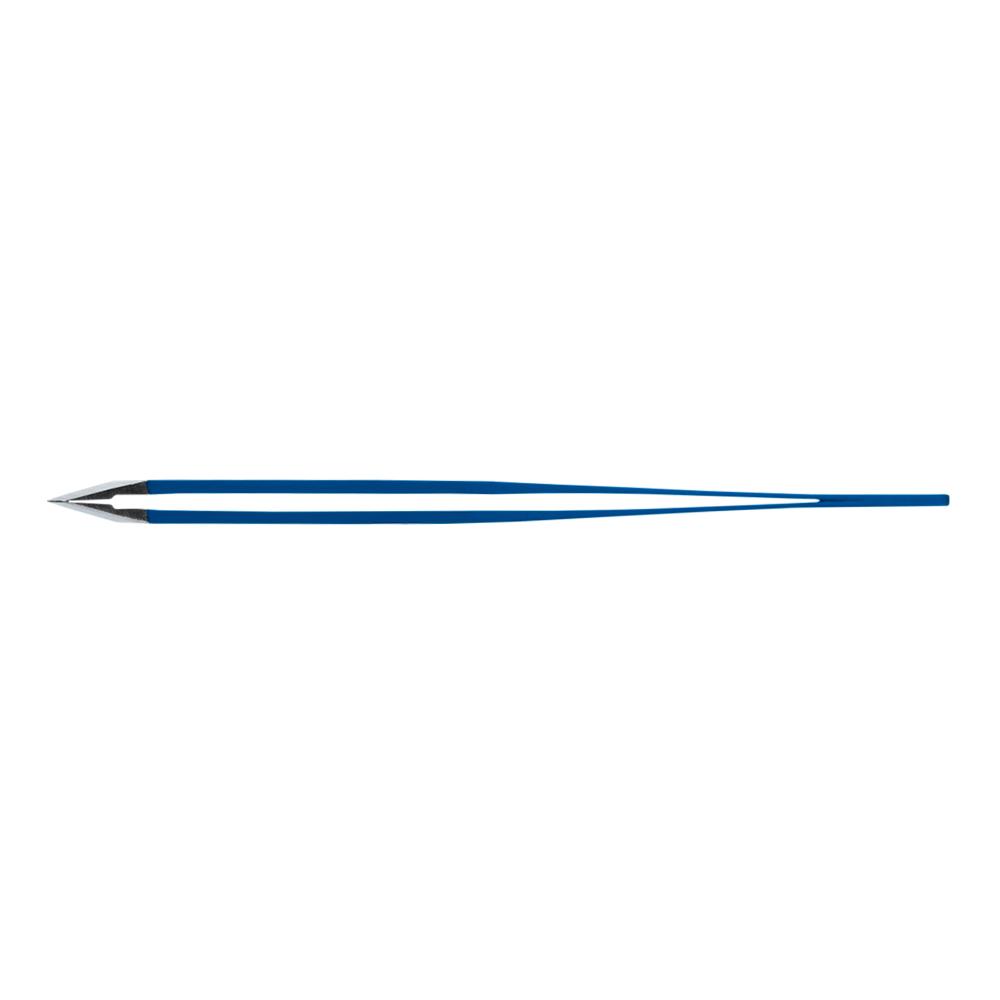 Rubis Edelstahlpinzette mit schräger Spitze Blau