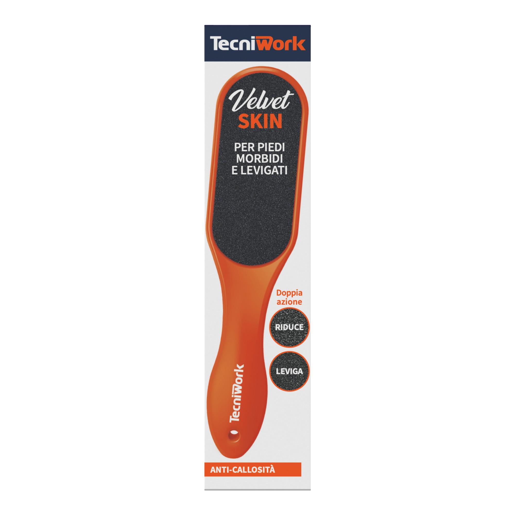 Raspador para pies Velvet Skin formato Maxi color naranja 1 unidad