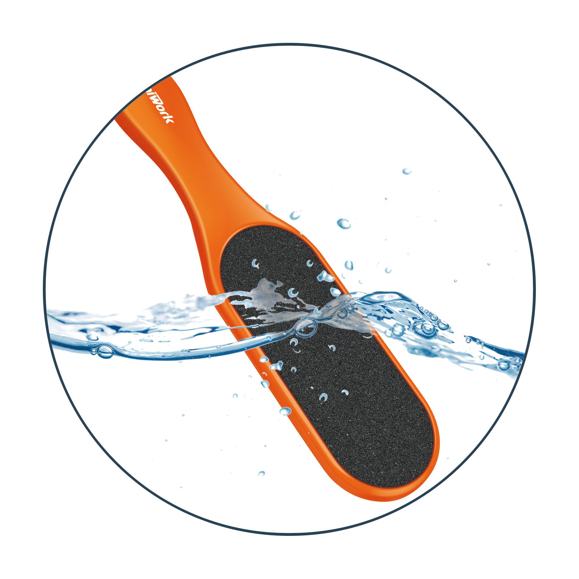 Raspador para pies Velvet Skin formato Maxi color naranja 1 unidad