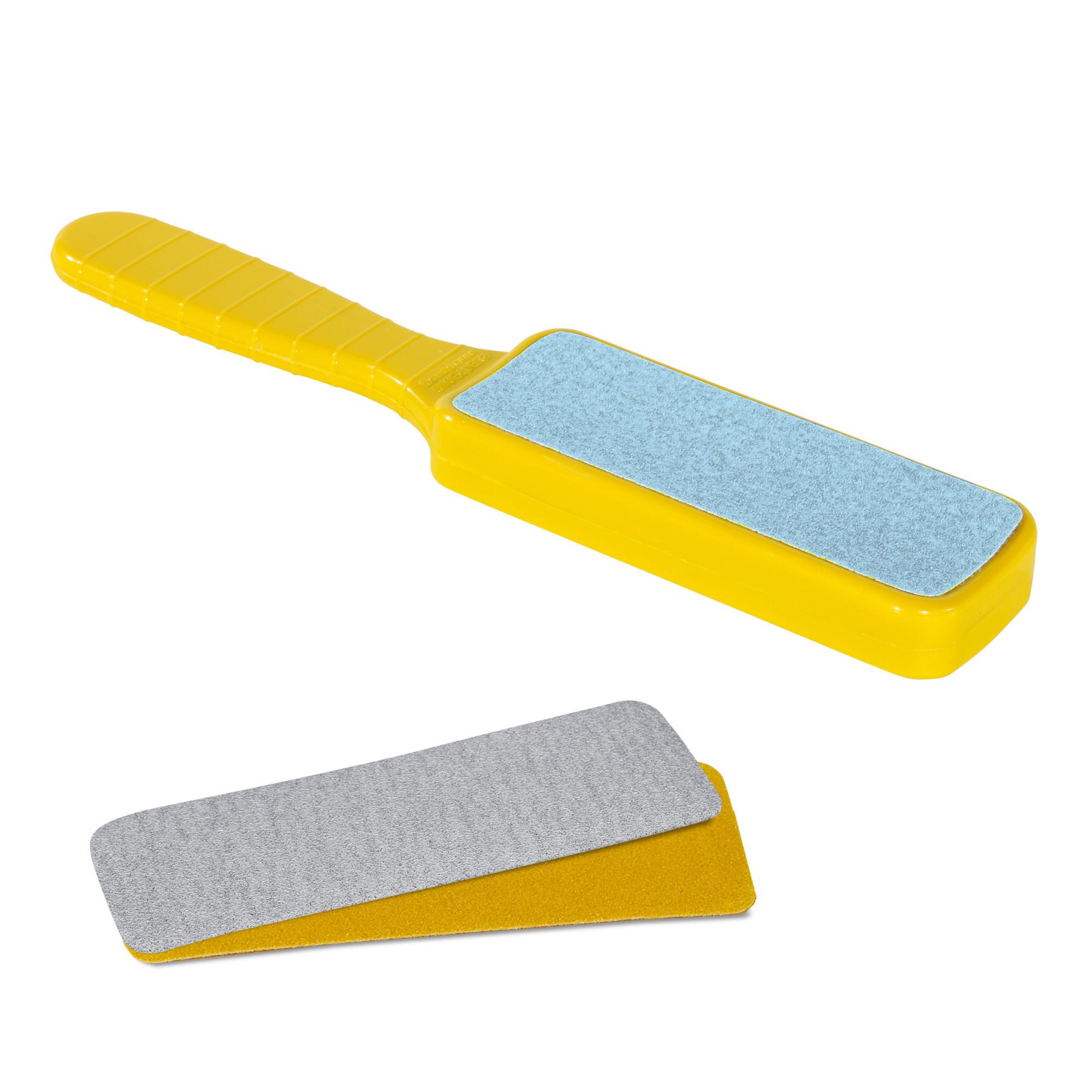 Raspador para pies Clean Up con alojamiento para formas abrasivas intercambiables, 1 unidad