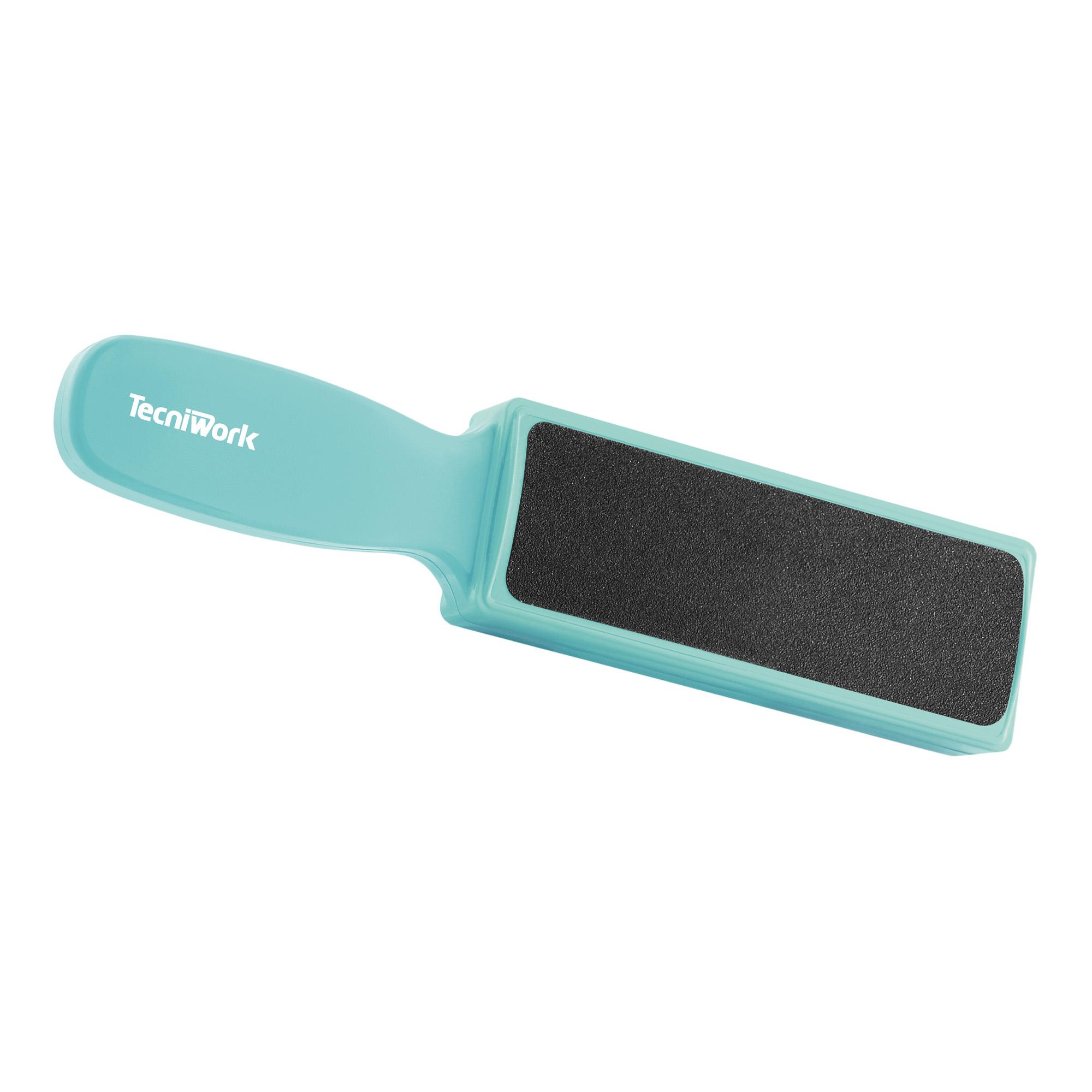 Raspador abrasivo para pies Skin Up Tecniwork color verde azulado 1 unidad