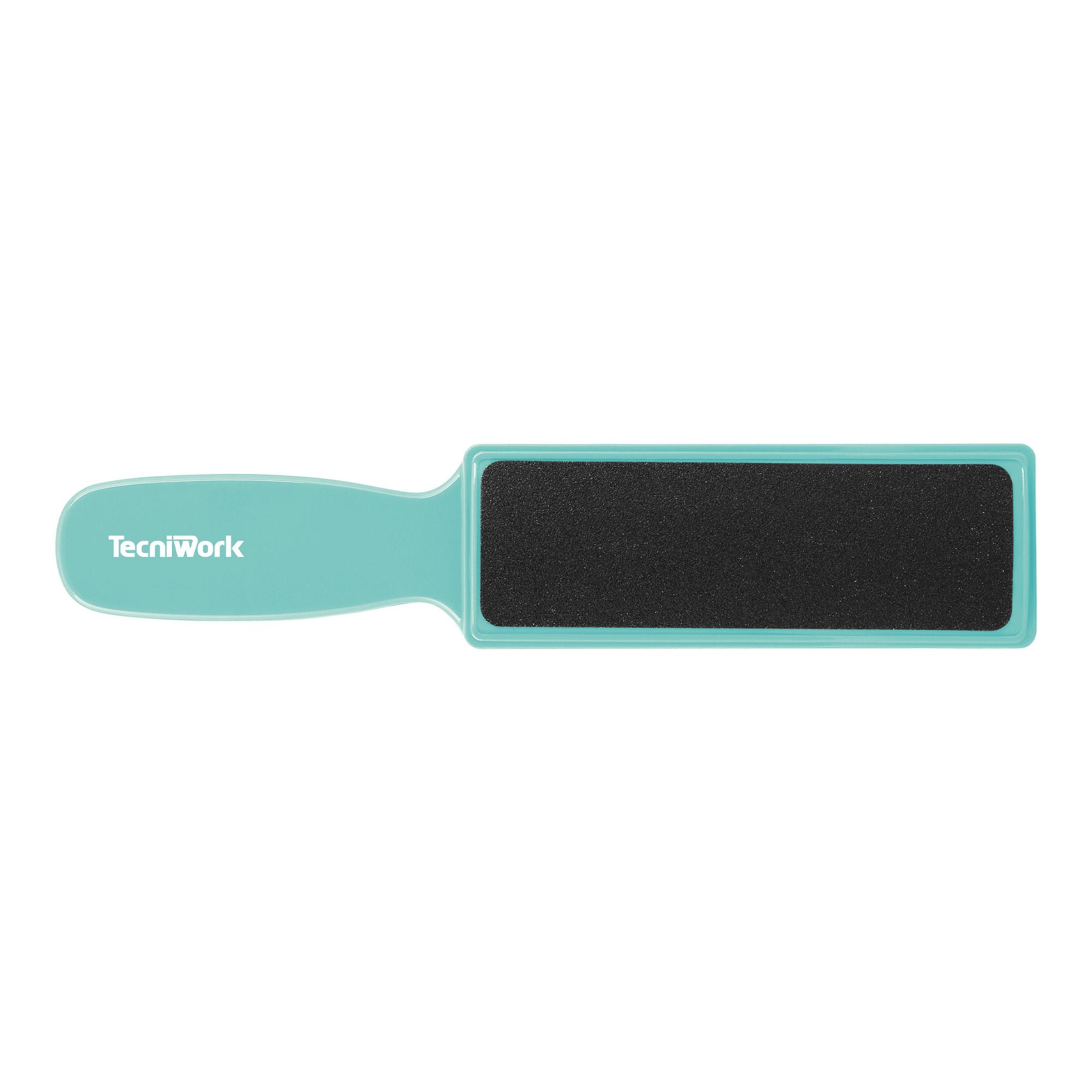 Raspador abrasivo para pies Skin Up Tecniwork color verde azulado 1 unidad