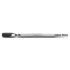 Professional stainless steel cuticle pusher with double concave and flat-rectangular tip
